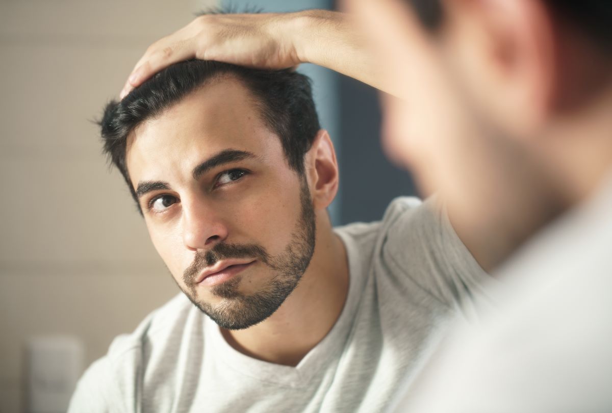 Man Losing Hair